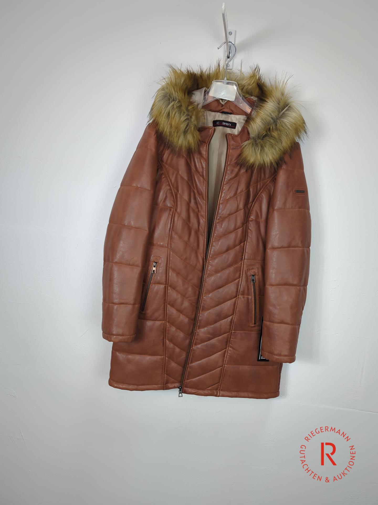 DAMEN LEDERMANTEL GRÖSSE 40